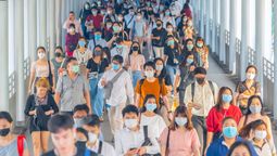 International SOS recommends wearing a mask in crowded places.