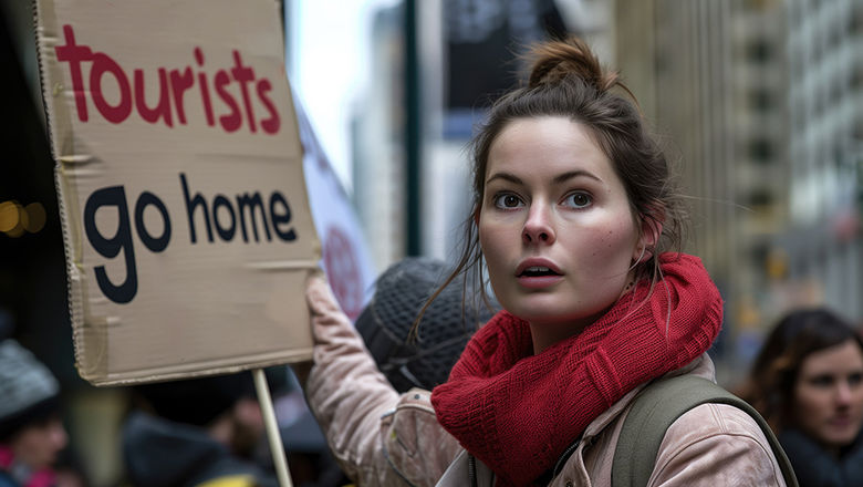 In Europe, protests occur against overtourism as residents oppose overcrowding, rising living costs, and cultural degradation, demanding sustainable tourism policies and better management of visitor numbers.