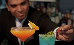 Papaya Reign and Silver Protocol, Verandah Pool Bar & Grill’s limited-edition race-season cocktails, available throughout October 2026.