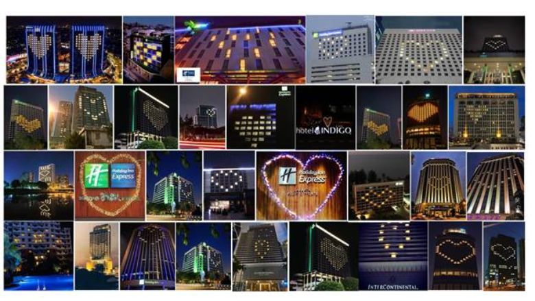 IHG is spreading its love from hotels across the region.