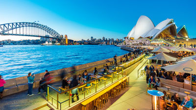 Sydney is ready and waiting with cold beers.
