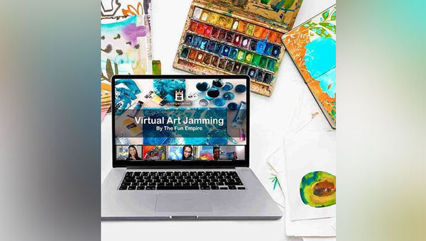 Stress begone. Art Jamming now available to remote teams. Stress begone. Art Jamming now available to remote teams.