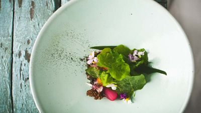 Ana Ros’ ‘Snails in a spring garden’ dish