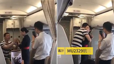 Airline sacks stewardess after inflight proposal