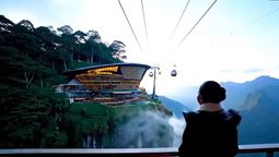 The AI-generated video faked a cable car ride in Kuak Hulu, featuring tourists, and scenic views, misleading the elderly couple into believing it was real.