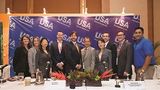 Brand USA, Vice president of global market development, Jay Gray  with the team.