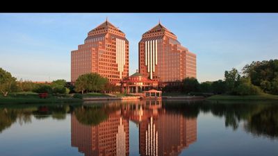 The Carlson Towers outside Minneapolis, CWT's headquarters.