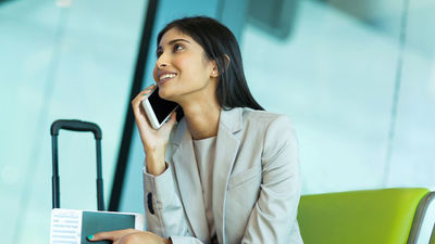 Corporate travellers, please call home