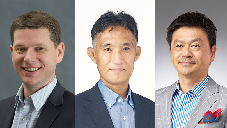 FCM's Bertrand Saillet and Kenichi Shiraishi, and NSF Engagement's Shigeru Hiromatsu.
