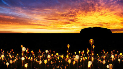 Meetings organisers can follow the lights to Uluru