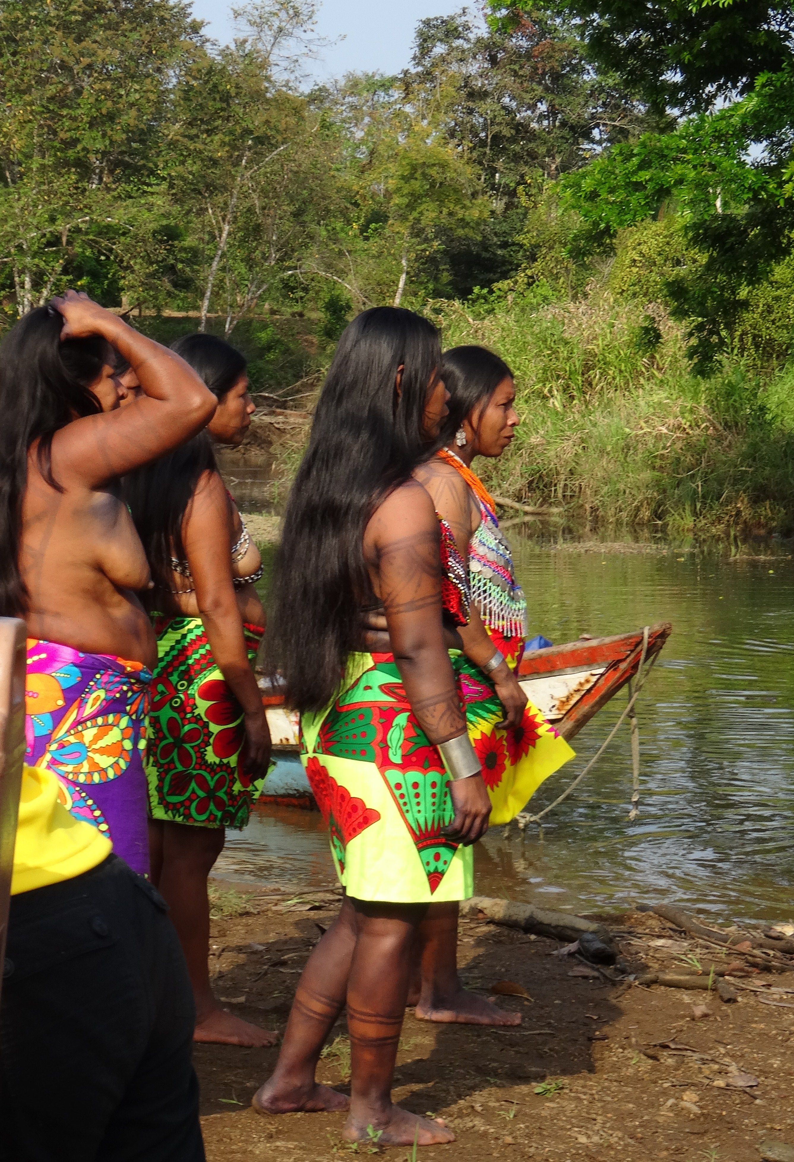 Panamian village welcome