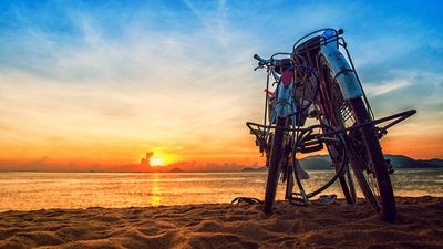 Sunrise at Nha Trang beach