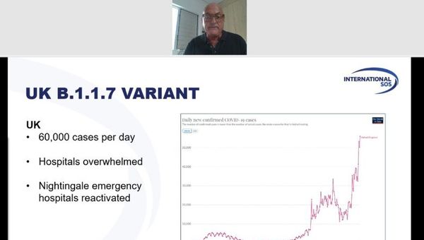 Reality check: As of 17 January, the UK variant has emerged in 60 countries, according to the World Health Organization. Reality check: As of 17 January, the UK variant has emerged in 60 countries, according to the World Health Organization.