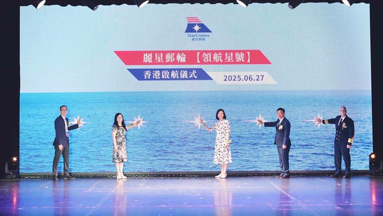 StarCruises celebrates Star Voyager’s arrival, marking the start of its Hong Kong deployment.