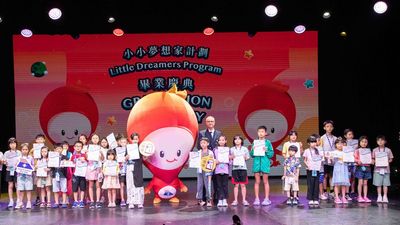 Kids learn nautical skills and hospitality aboard a StarCruises charity voyage from Hong Kong to Kaohsiung.