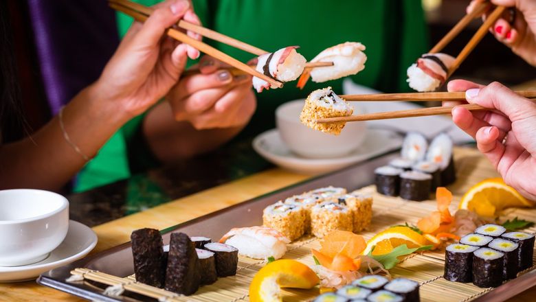 Oceania Cruises' Terrace Café now offers a daily sushi station featuring 45 new Japanese dishes, including sashimi, uramaki, nigiri, and vegetarian choices.