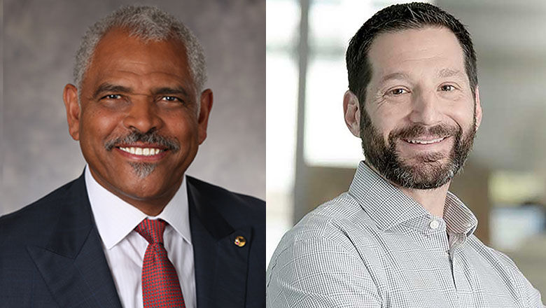 Arnold Donald (left) will be succeeded by Josh Weinstein in Carnival Corp's CEO role.