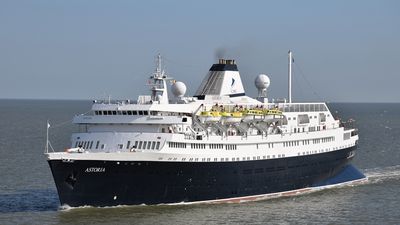 In 1956, Astoria (then Stockholm) collided with Andrea Doria off Nantucket, sinking the Italian liner and killing 46 people.