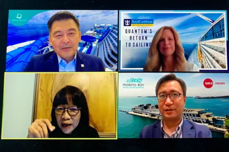 With safety measures in place, cruising is now one of the safest vacations possible, according to Genting Cruise Lines' Michael Goh, Royal Caribbean International's Angie Stephen and Marina Bay Cruise Centre Singapore's Lionel Wong, in a CruiseWorld Asia panel discussion moderated by WebInTravel's Siew Hoon Yeoh.