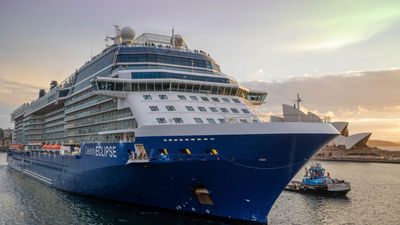 The Celebrity Eclipse in Sydney.