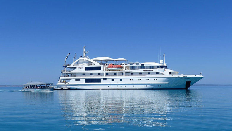 The 72-passenger yacht-like Coral Discoverer will explore the Kimberley region of Western Australia.