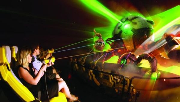 Norwegian Encore Galaxy Pavilion Dark Ride Robot Riot. Norwegian Encore Galaxy Pavilion Dark Ride Robot Riot.