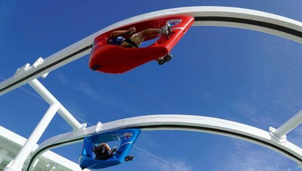 SkyRide on Carnival Cruise Line's Carnival Vista. SkyRide on Carnival Cruise Line's Carnival Vista.