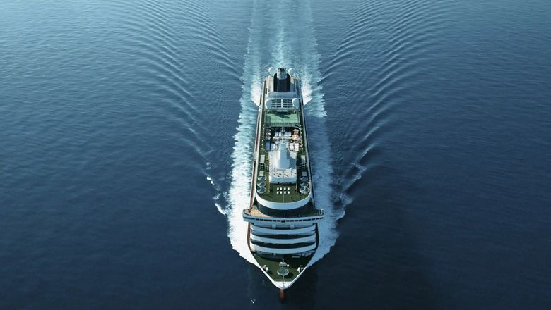 Crystal Cruises anticipates delivery of three new 690-passenger, 61,800 gross tonnage ships between 2028 and 2032.