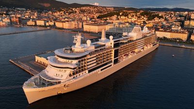 The Silver Nova docked at Trieste, Italy.
