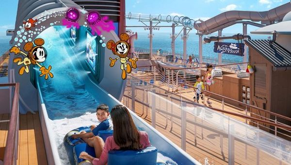 The new AquaMouse feature will be inspired by "The Wonderful World of Mickey Mouse" animated shorts.
