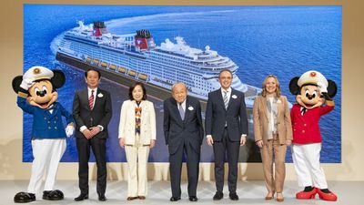 The new Disney Cruise Line vessel sailing from Tokyo is being modelled after the Disney Wish.