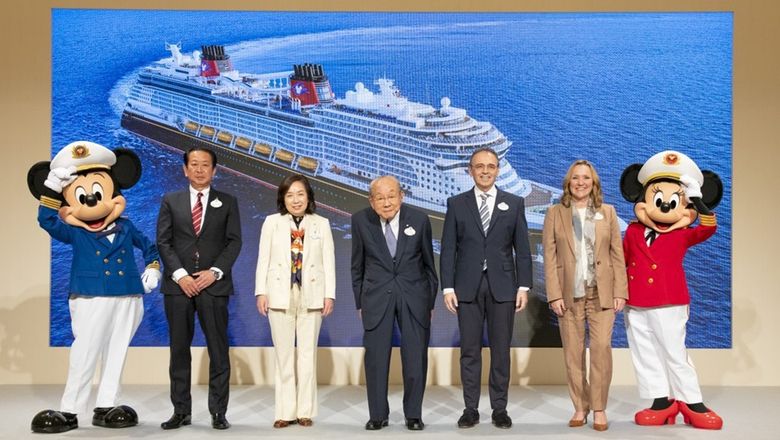 The new Disney Cruise Line vessel sailing from Tokyo is being modelled after the Disney Wish.