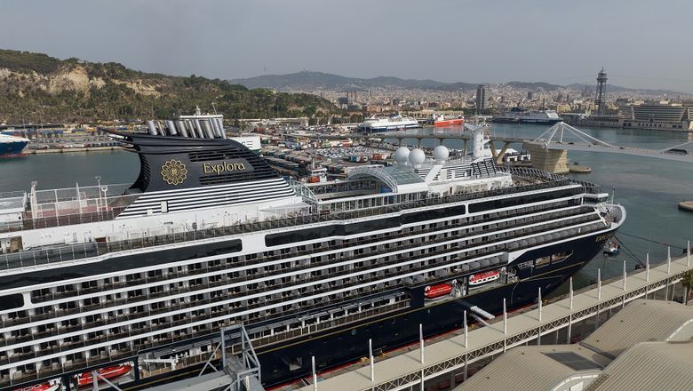 The Explora I docked in the Port of Barcelona on 24 July in preparation for its maiden voyage from Copenhagen on 1 August.