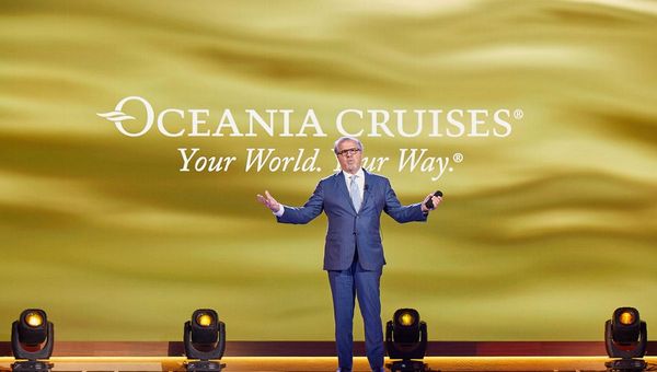 In an emotional address during the Vista christening ceremony in Vallenta, Malta, Oceania Cruises founder Frank J. Del Rio attributed the line’s success to the invaluable contributions made by his family, investors, staff, and travel advisors.
