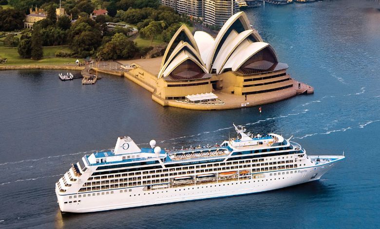 Cruise ships won’t be passing the Sydney Opera House for a while yet.