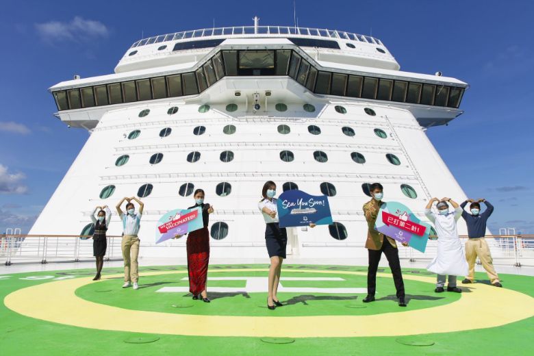 Officers and crew members complete both doses of vaccination ahead of a widely-anticipated cruise restart in Hong Kong.