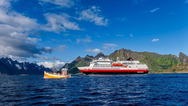 The Otto Sverdrup is Hurtigruten's third battery-hybrid powered ship.