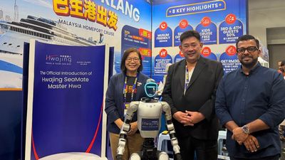 (LtoR) Chua Yee Ling, CEO of Tourism Selangor; Kenny Cheong Ken Lee, managing director of; and Alvin Geoffrey, CEO of Port Klang Cruise Terminal (PKCT).