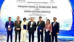 The collaboration between Hwajing Travel & Tours and Adora Cruises was marked at ITB China 2026.