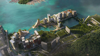The waterfront project will include an international cruise terminal, hotels, residences, cultural precincts and commercial zones.