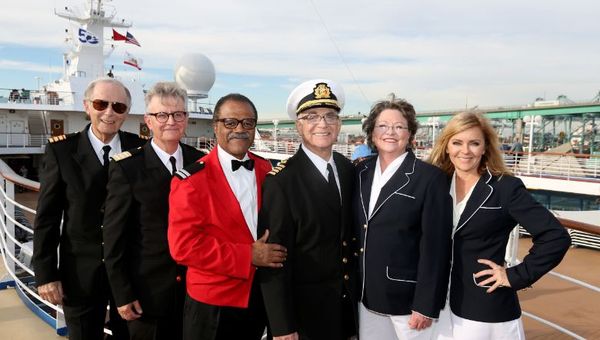 In 2015, The Love Boat cast reunited aboard Pacific Princess in the Port of Los Angeles to celebrate the 50th anniversary of Princess Cruises. In 2015, The Love Boat cast reunited aboard Pacific Princess in the Port of Los Angeles to celebrate the 50th anniversary of Princess Cruises.