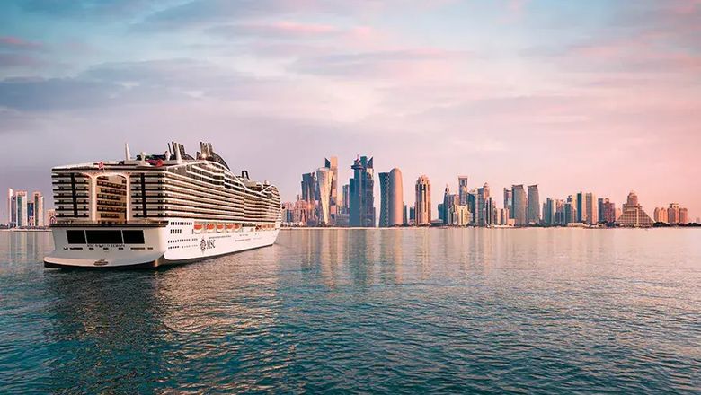 MSC World Europa will be docked at the Grand Terminal in Doha Port throughout the duration of the FIFA World Cup, after which she will head for Dubai, Abu Dhabi and Sir Bani Yas Island.