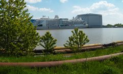 Meyer Werft’s Papenburg shipyard, pictured here, has been majority-owned by Germany’s federal government and the state of Lower Saxony since a 2024 financial rescue.