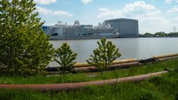Meyer Werft’s Papenburg shipyard, pictured here, has been majority-owned by Germany’s federal government and the state of Lower Saxony since a 2024 financial rescue.
