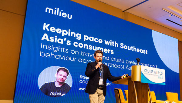 Stephen Tracy, COO of Milieu Insight, shared consumer travel preferences across Southeast Asia's key markets during CruiseWorld Asia 2022. Stephen Tracy, COO of Milieu Insight, shared consumer travel preferences across Southeast Asia's key markets during CruiseWorld Asia 2022.