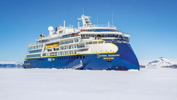 National Geographic Resolution, one of Lindblad Expeditions’ two new ships expressly built for polar waters. National Geographic Resolution, one of Lindblad Expeditions’ two new ships expressly built for polar waters.