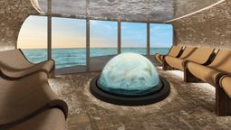 Norwegian Aura’s spa mediation room.