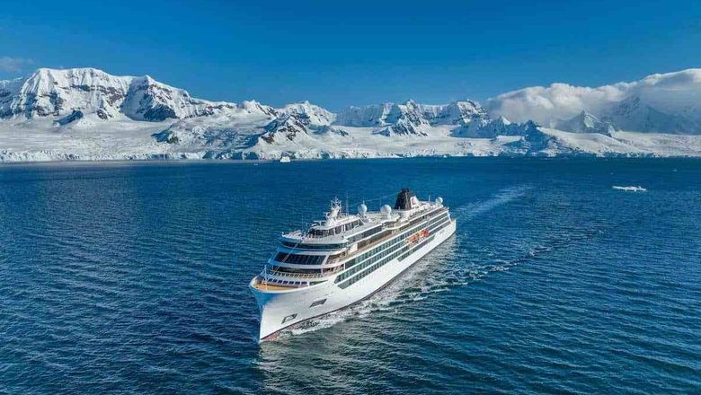 Viking Octantis in the Antarctic.