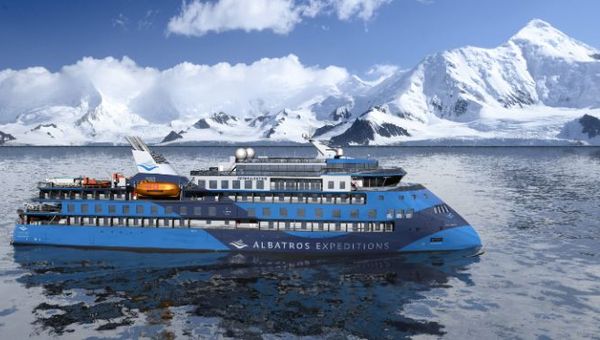The brand-new Ocean Albatros is touted to have one of the lowest greenhouse gas emissions per passenger in the industry.