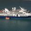 Luxury cruise ship stuck in Greenland